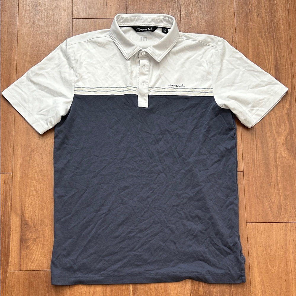 Travis Matthew Two-Tone Polo Short Sleeve Shirt